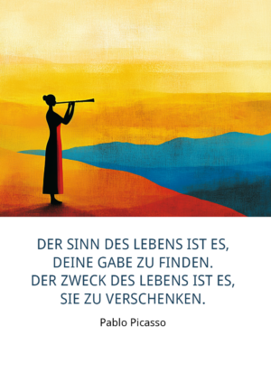 12 dig. Postkarten mit Zitaten "Sinn des Lebens" – Bild 3